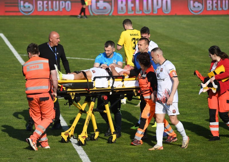 Teško ozlijeđeni igrač Gorice operiran, klub se oglasio priopćenjem